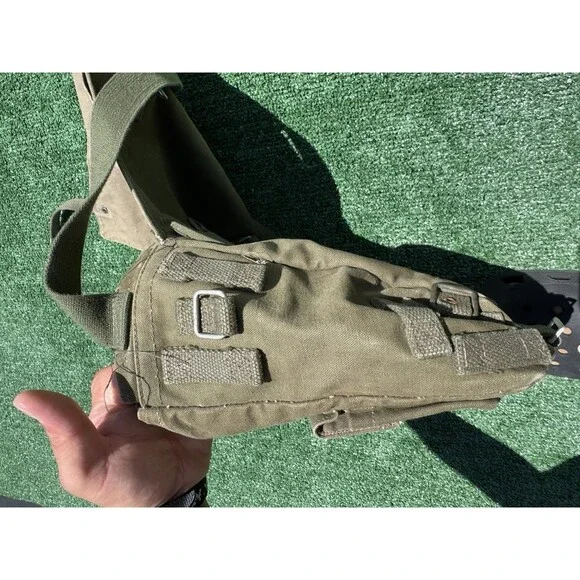 West German Combat Pack Large Musette Bag Bundeswehr Distressed 1961 Original